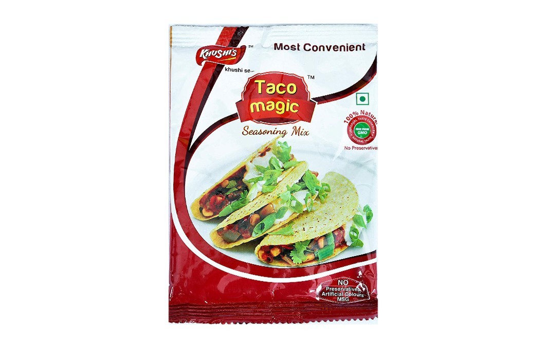 Khushi's Taco Magic Seasoning Mix    Pack  50 grams